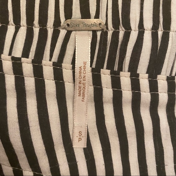 Black and White Free People Pants, size S - Picture 3 of 4